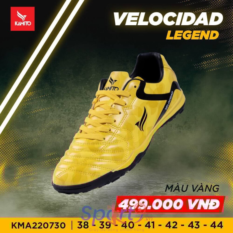 Kamito Velocidad Legend - KMA220730 - Màu Vàng