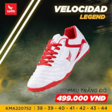 Kamito Velocidad Legend - KMA220730 - Màu Trắng Đỏ