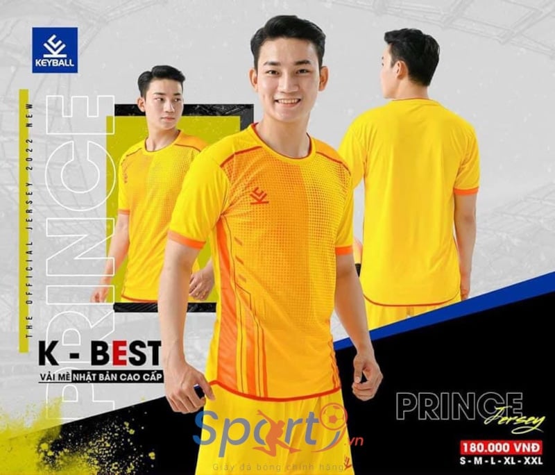 BỘ QUẦN ÁO BÓNG ĐÁ KEYBALL MÀU ĐỎ