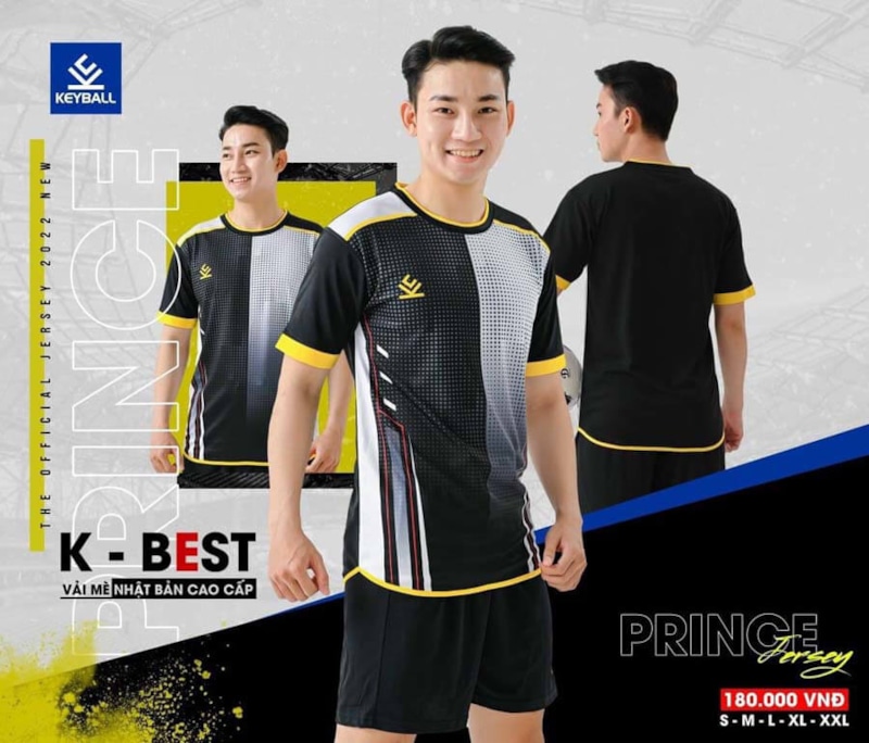 BỘ QUẦN ÁO BÓNG ĐÁ KEYBALL MÀU ĐỎ