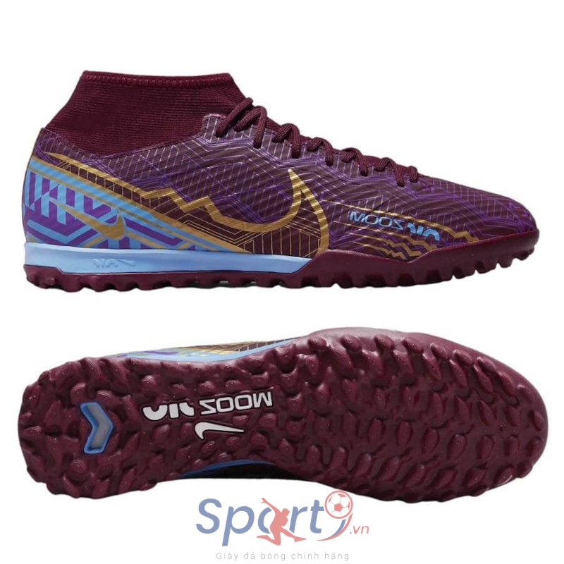 Nike Zoom Mercurial Superfly 9 Academy KM TF - DO9347-694 - Tím/Xanh