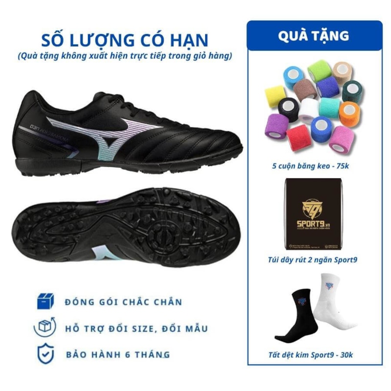 Mizuno Monarcida Neo II Select AS - P1GD222599 - Màu Đen