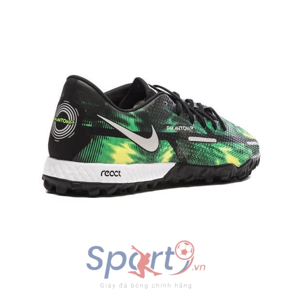 Nike Phantom GT 2 Pro TF Shockwave - DM0735-003 - Đen/Xanh Lá