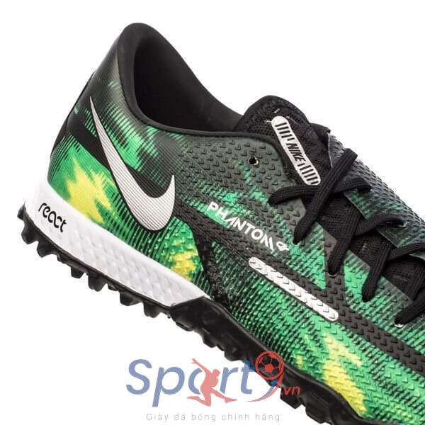 Nike Phantom GT 2 Pro TF Shockwave - DM0735-003 - Đen/Xanh Lá