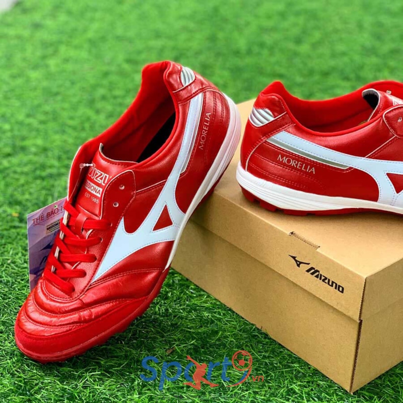 Mizuno Morelia Sala Elite TF - Q1GB221060 - Màu Đỏ