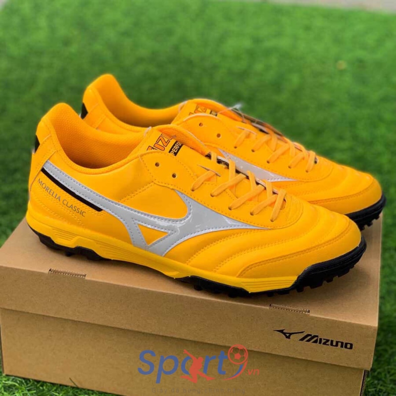 Mizuno Morelia Sala Classic TF - Q1GB220201 - Cam/Trắng/Đen	