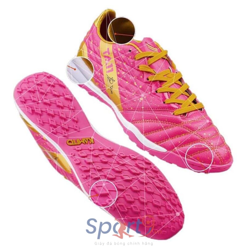 Giày bóng đá Kamito TA11 Kid Màu Hồng