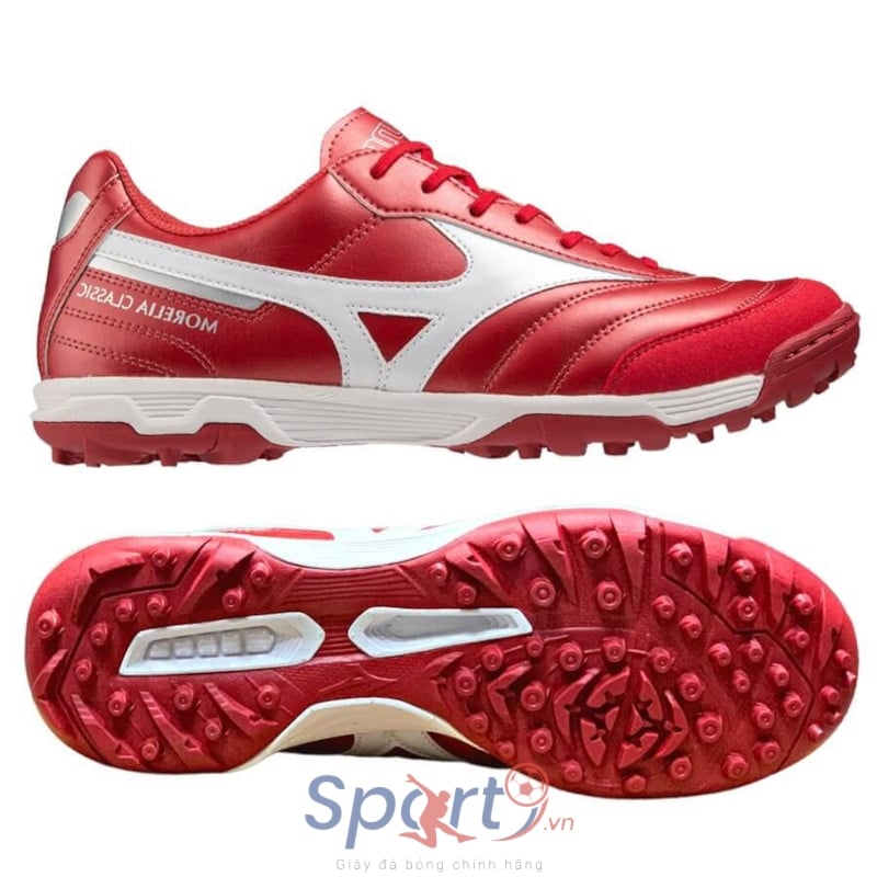 Mizuno Morelia Sala Classic TF - Q1GB220260 - Đỏ Trắng