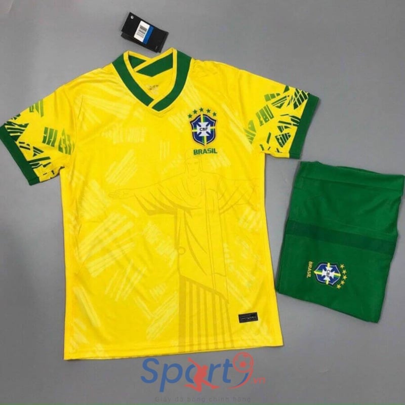 BỘ QUẦN ÁO BÓNG ĐÁ  ĐỘI TUYỂN QUỐC GIA BRASIL WONCUP 2022 