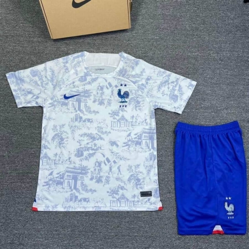 BỘ QUẦN ÁO BÓNG ĐÁ  ĐỘI TUYỂN QUỐC GIA PHÁP WONCUP 2022