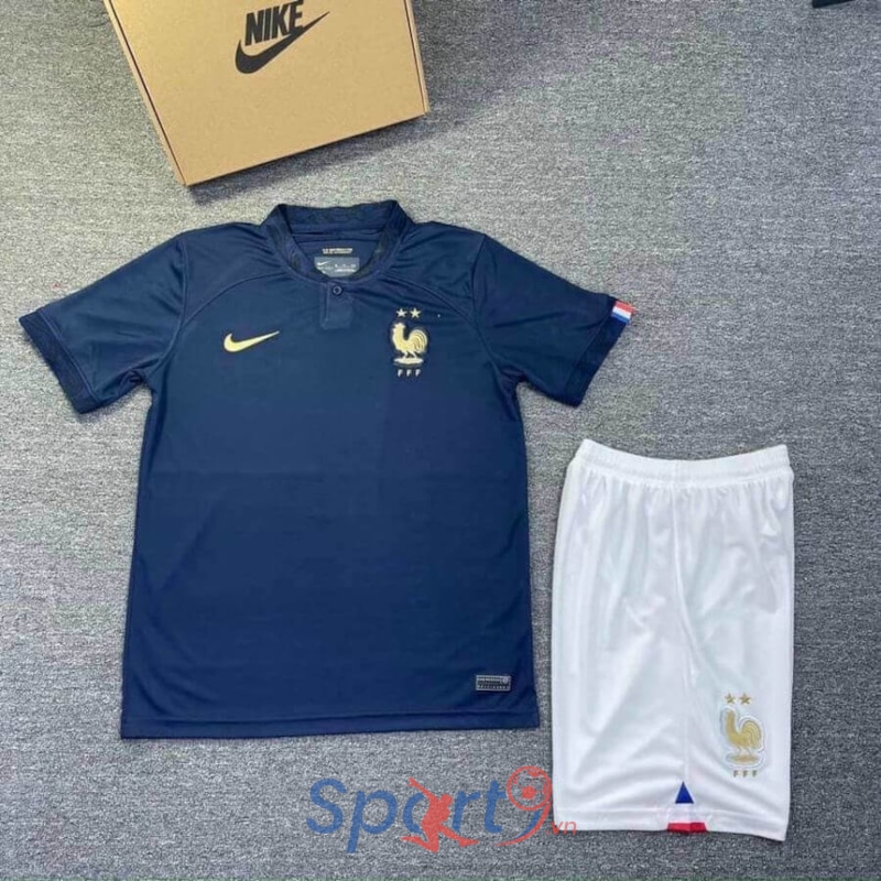 BỘ QUẦN ÁO BÓNG ĐÁ  ĐỘI TUYỂN QUỐC GIA PHÁP WONCUP 2022