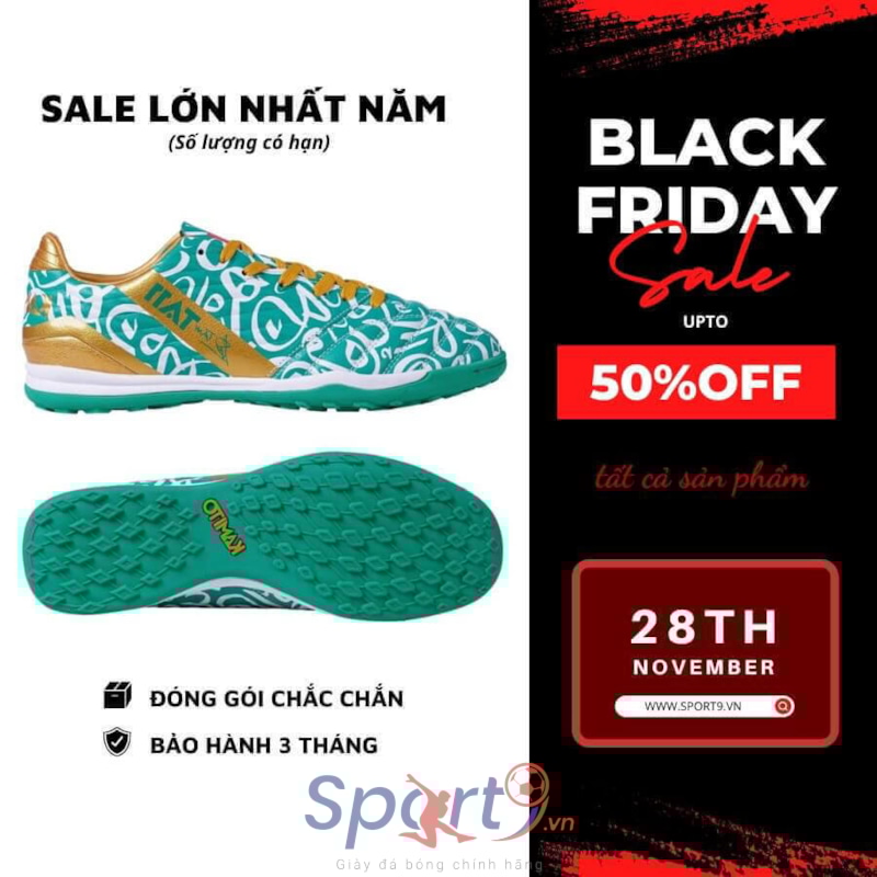 Kamito TA11 Woncup TF - Xanh lá/Trắng