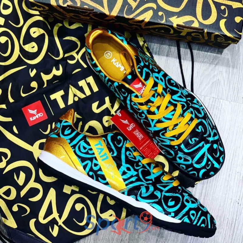 Kamito TA11 Woncup TF - Đen/Xanh Ngọc