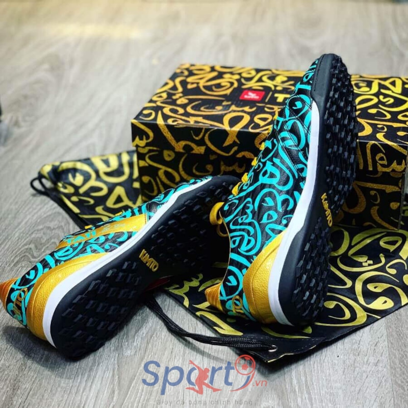 Kamito TA11 Woncup TF - Đen/Xanh Ngọc