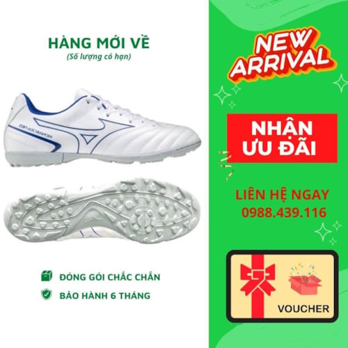 Mizuno Monarcida Neo II Select AS - P1GD222525 - Trắng Xanh