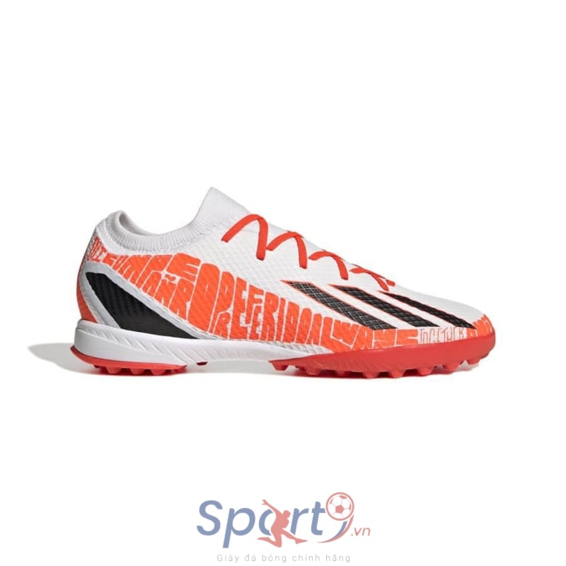 adidas X Speedportal Messi 3. TF Balon te Adoro - GW8395 - Trắng/Cam
