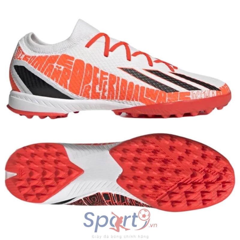 adidas X Speedportal Messi 3. TF Balon te Adoro - GW8395 - Trắng/Cam	