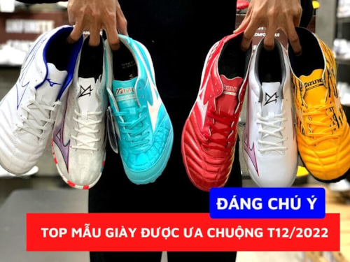 Điểm mặt các mẫu giày đá bóng Mizuno nổi bật tháng 12/2022
