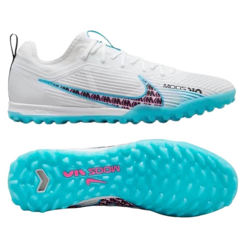 Nike Air Zoom Mercurial Vapor 15 Pro TF - DJ5605-146 - Trắng/Xanh