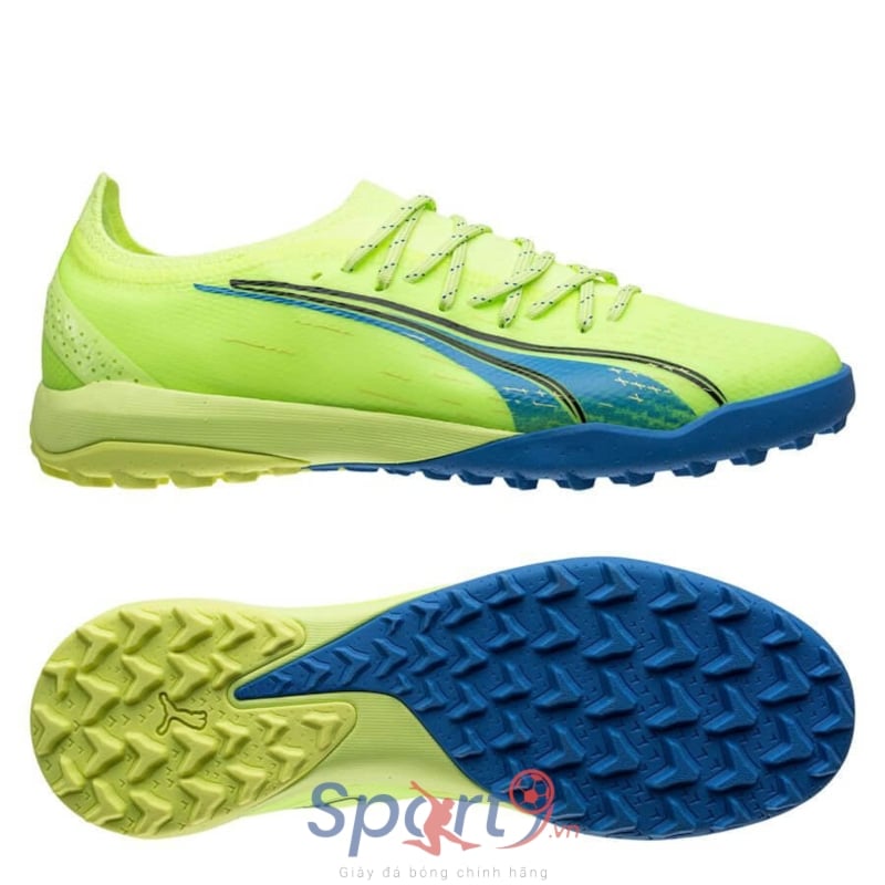 PUMA Ultra Ultimate Cage TT - Xanh Mạ Non/Đen - 106893 01