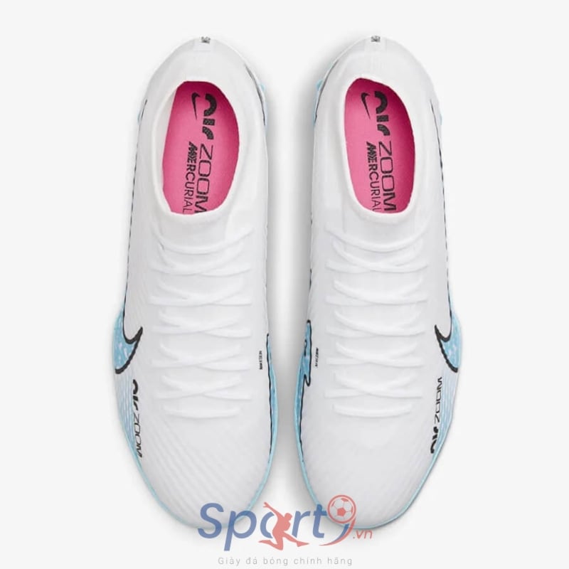 Nike Air Zoom Mercurial Superfly 9 Academy TF - Trắng/Xanh - DJ5629-146