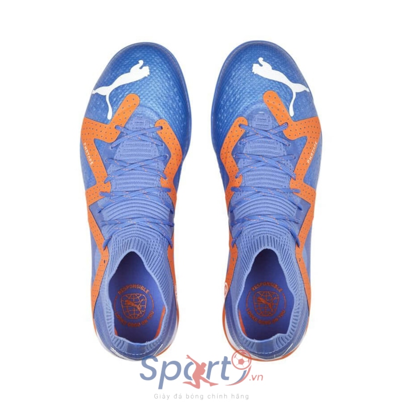 PUMA Future Ultimate Cage TT Supercharge - Xanh/Cam - 107174 01