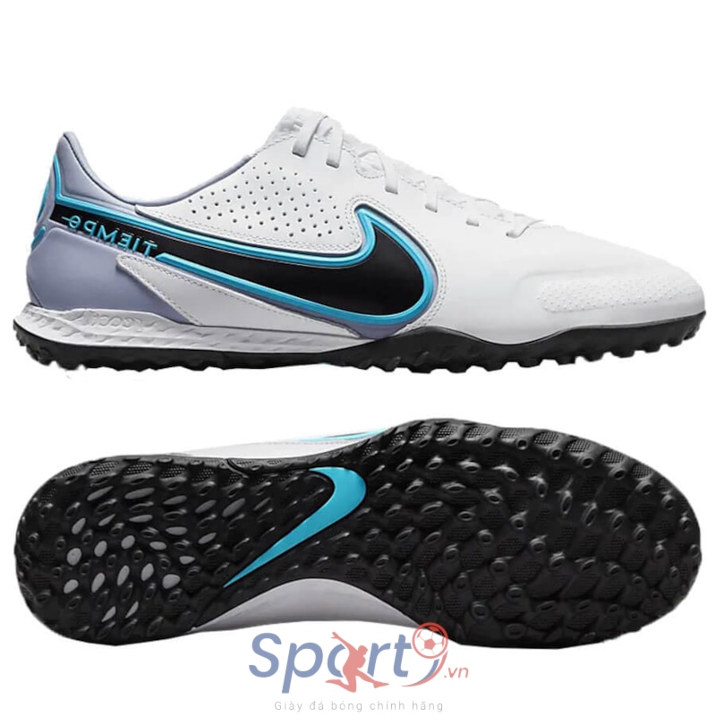 Nike Tiempo Legend 9 Pro TF Blast - Trắng/Xanh - DA1192-146