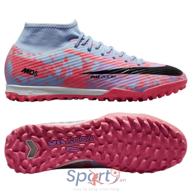 Nike Air Zoom Mercurial Superfly 9 Academy TF MDS 6 - Tím/Hồng - DV2422-405