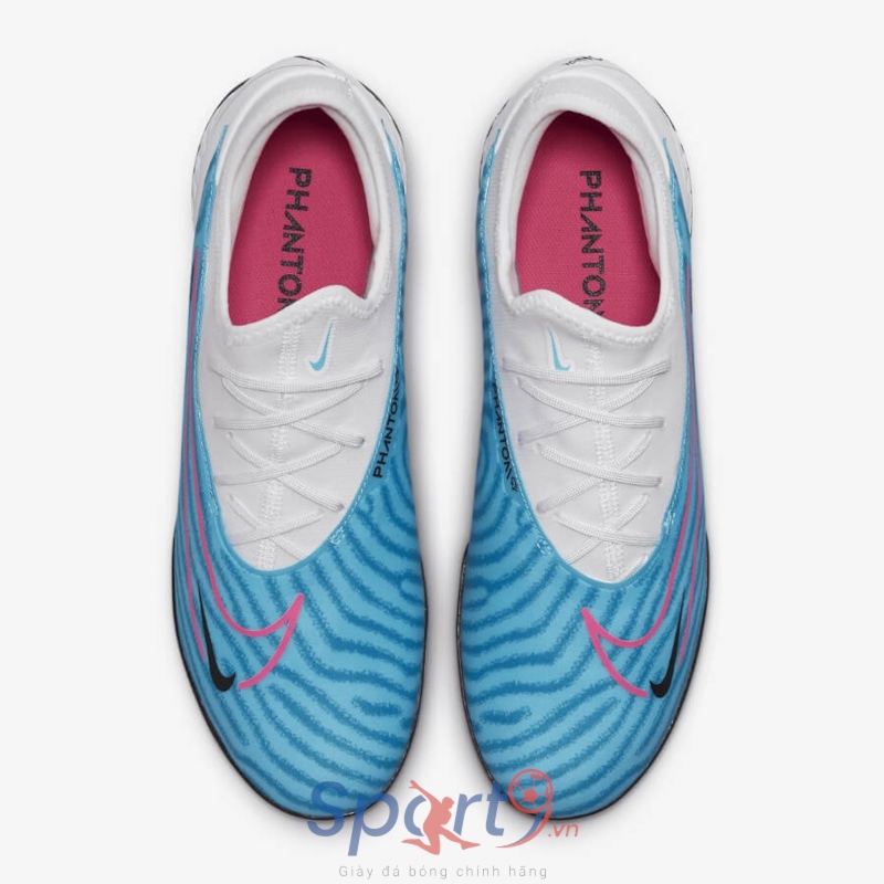 Nike React Phantom GX Pro TF Blast - Trắng/Xanh - DD9466-446