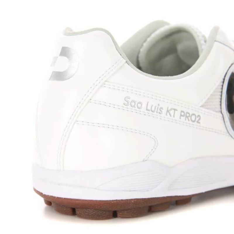 Giày đá bóng cỏ nhân tạo Desporte Sao Luis KT Pro II - DS1935 - Trắng/Nâu