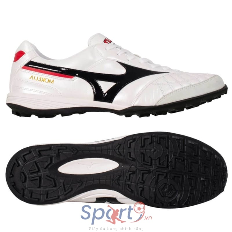 Mizuno Morelia Sala Japan TF - Q1GB230009 - Trắng Đen Đỏ