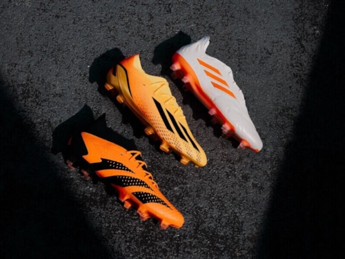 Adidas ra mắt bộ sưu tập giày đá bóng Heatspawn với gam màu rực rỡ, nóng bỏng