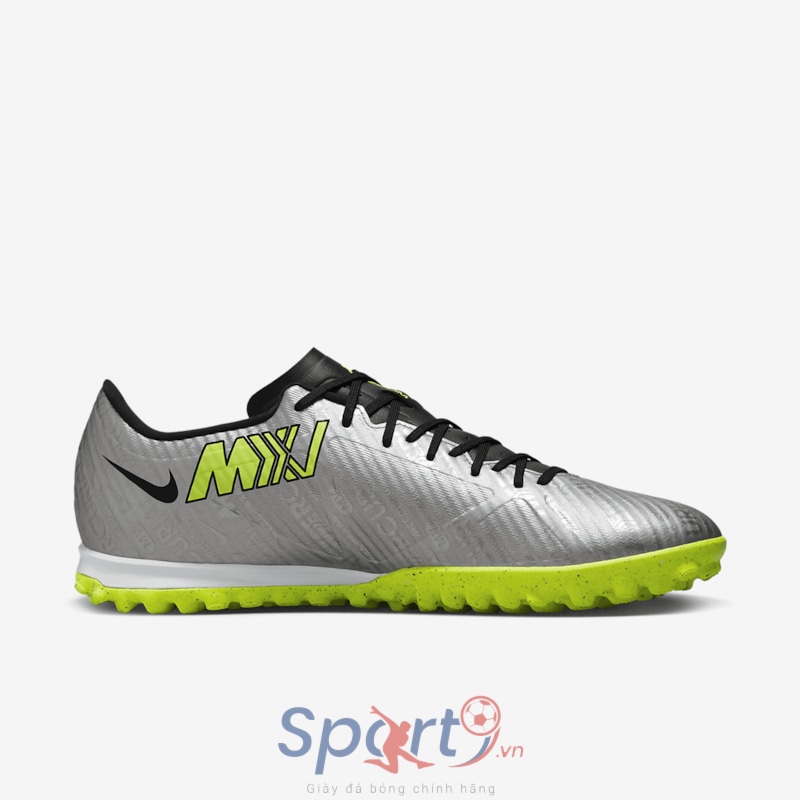Nike Zoom Mercurial Vapor 15 Academy XXV TF - Bạc/Xanh Lá - FB8396-060