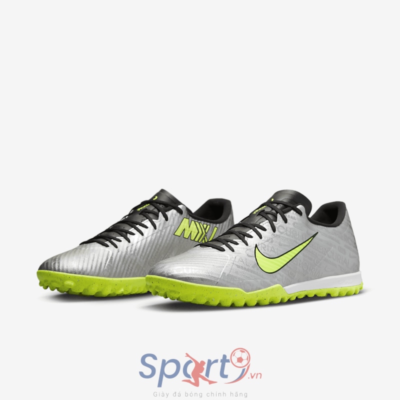 Nike Zoom Mercurial Vapor 15 Academy XXV TF - Bạc/Xanh Lá - FB8396-060