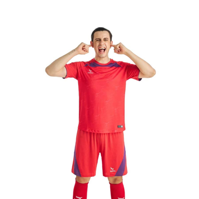 BỘ QUẦN ÁO BÓNG ĐÁ KAMITO EAGLES MÀU ĐỎ