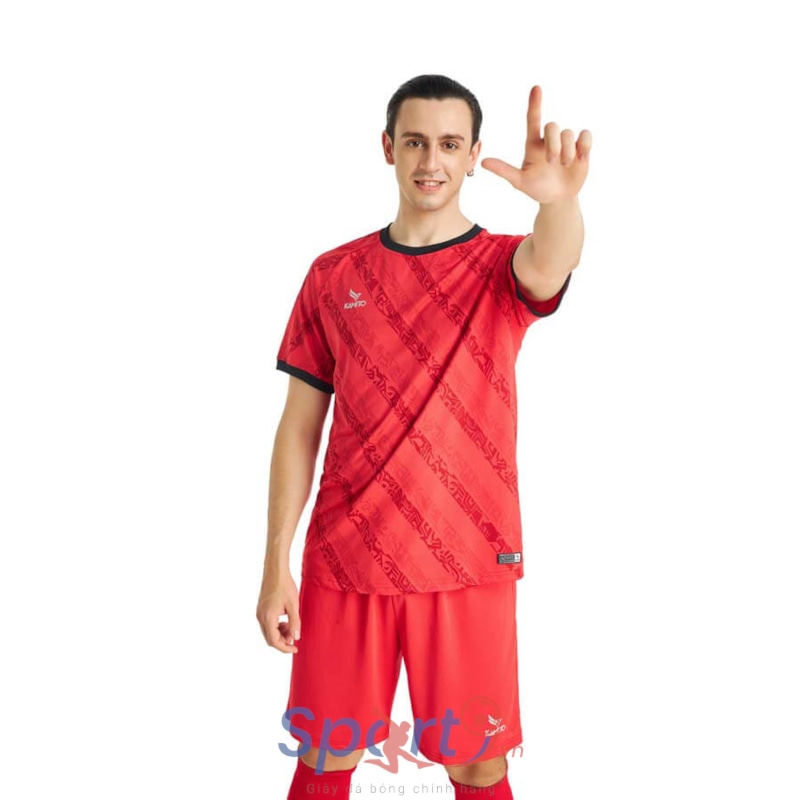 BỘ QUẦN ÁO BÓNG ĐÁ THI ĐẤU CÂU LẠC BỘ HÒA BÌNH 2023 MÀU ĐỎ