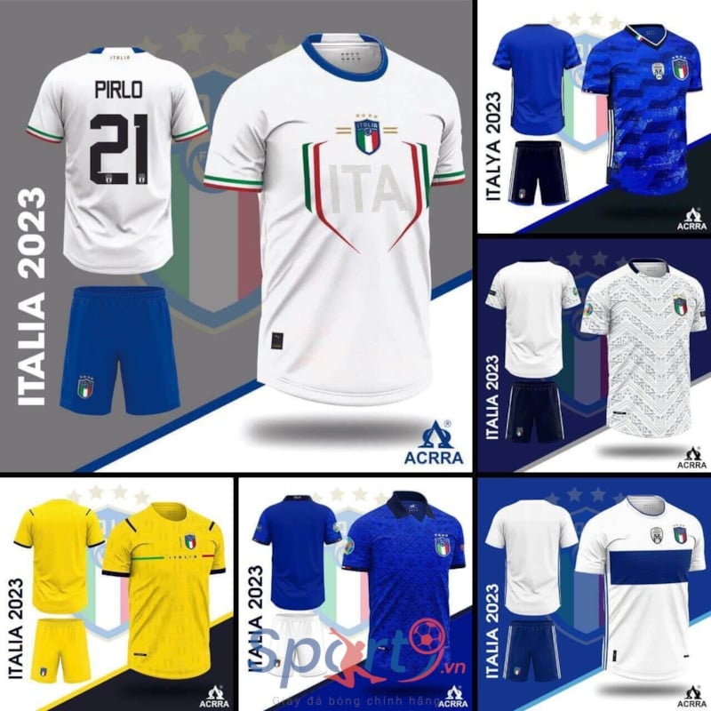 BỘ QUẦN ÁO BÓNG ĐÁ ĐỘI TUYỂN QUỐC GIA ITALIA