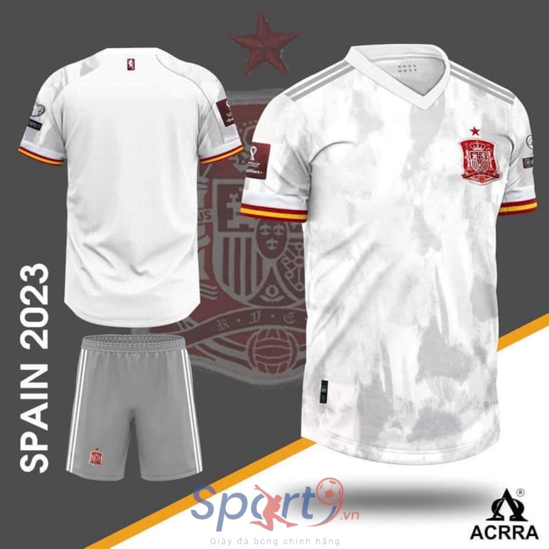 BỘ QUẦN ÁO BÓNG ĐÁ ĐỘI TUYỂN QUỐC GIA TÂY BAN NHA 2023