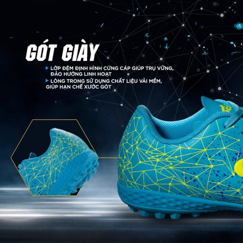 Zocker Inspire Pro - giày đá bóng cỏ nhân tạo chính hãng	