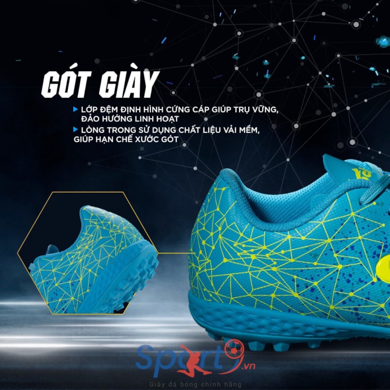 Zocker Inspire Pro - giày đá bóng cỏ nhân tạo chính hãng	