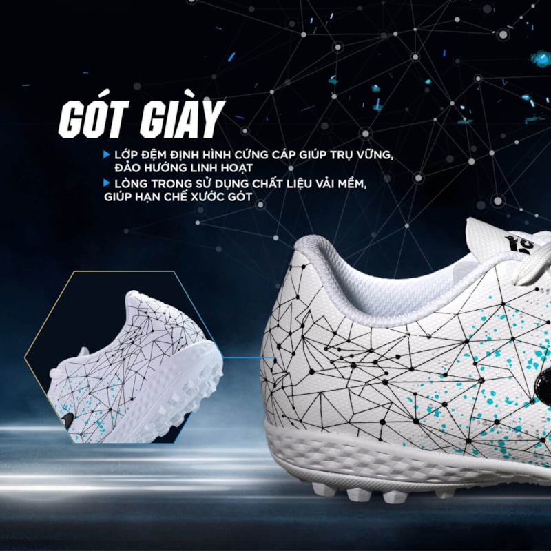 Zocker Inspire PRO giày đá bóng sân cỏ nhân tạo chính hãng	