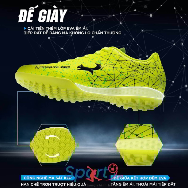 Zocker Inspire Pro | Giày đá bóng sân cỏ nhân tạo	