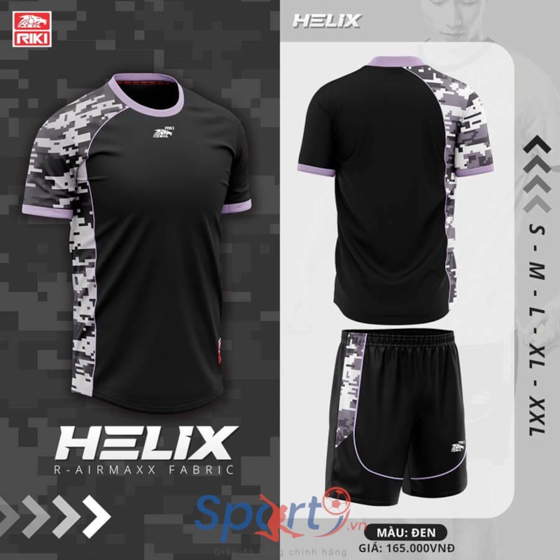 BỘ QUẦN ÁO BÓNG ĐÁ RIKI HELIX