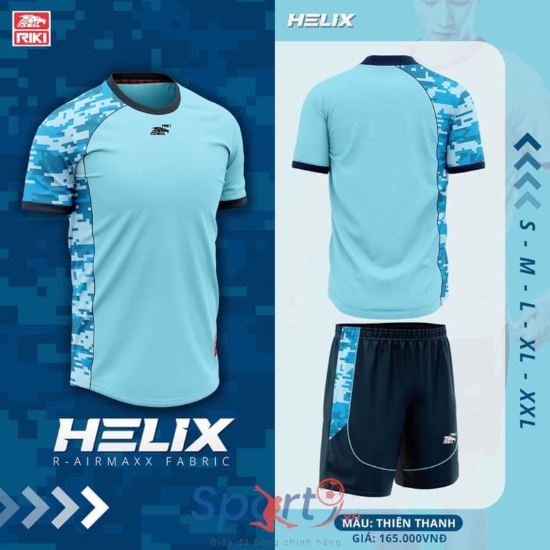 BỘ QUẦN ÁO BÓNG ĐÁ RIKI HELIX