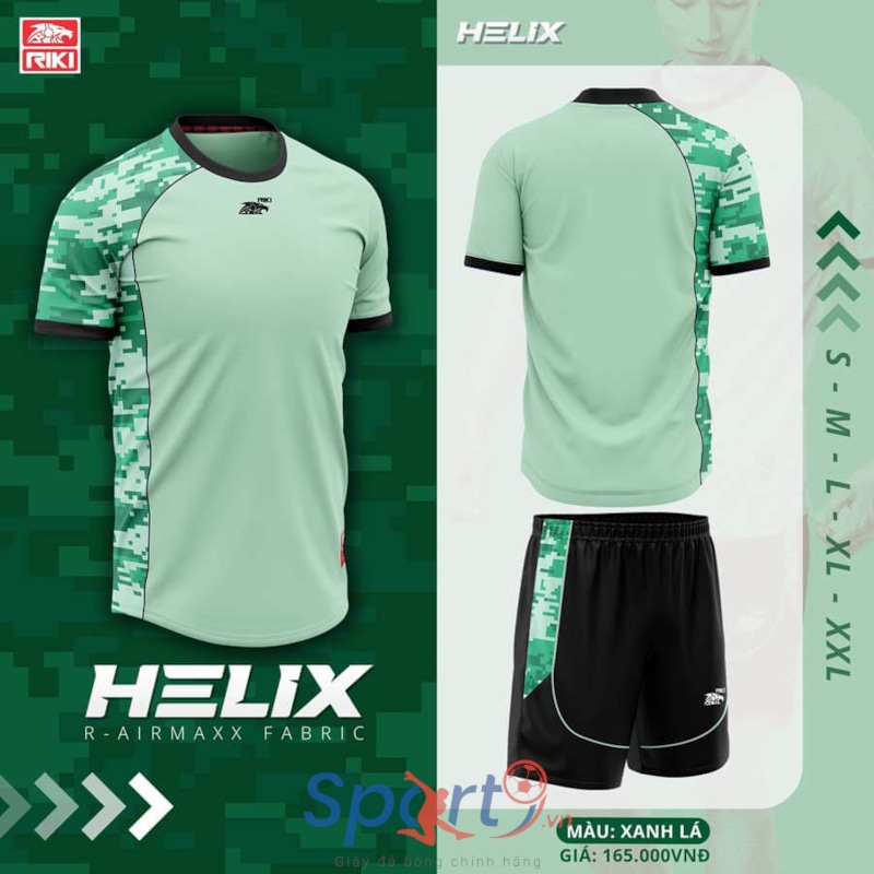 BỘ QUẦN ÁO BÓNG ĐÁ RIKI HELIX