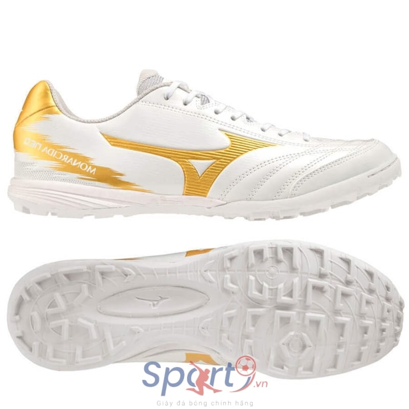 Mizuno Monarcida Neo Sala Pro TF - Q1GB232152 - Trắng Vàng