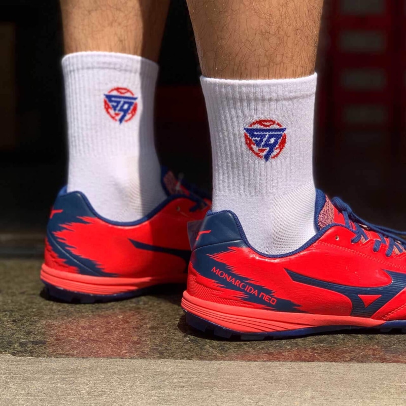 Mizuno Monarcida Neo Sala Pro TF - Q1GB232163 - Đỏ/ Xanh Tím Than