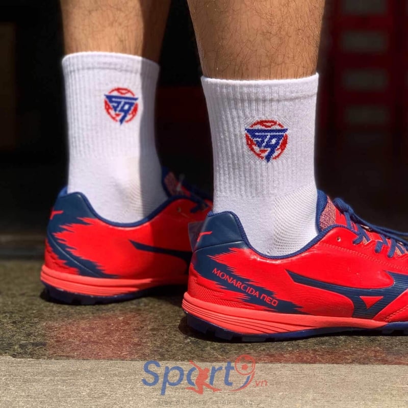 Mizuno Monarcida Neo Sala Pro TF - Q1GB232163 - Đỏ/ Xanh Tím Than