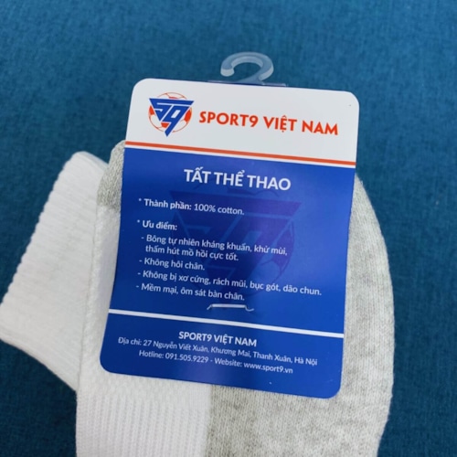 Tất xù thể thao SPORT9 cổ lửng loại dày