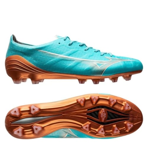 Mizuno Alpha Elite FG Azure Blue - Blue/White/Copper